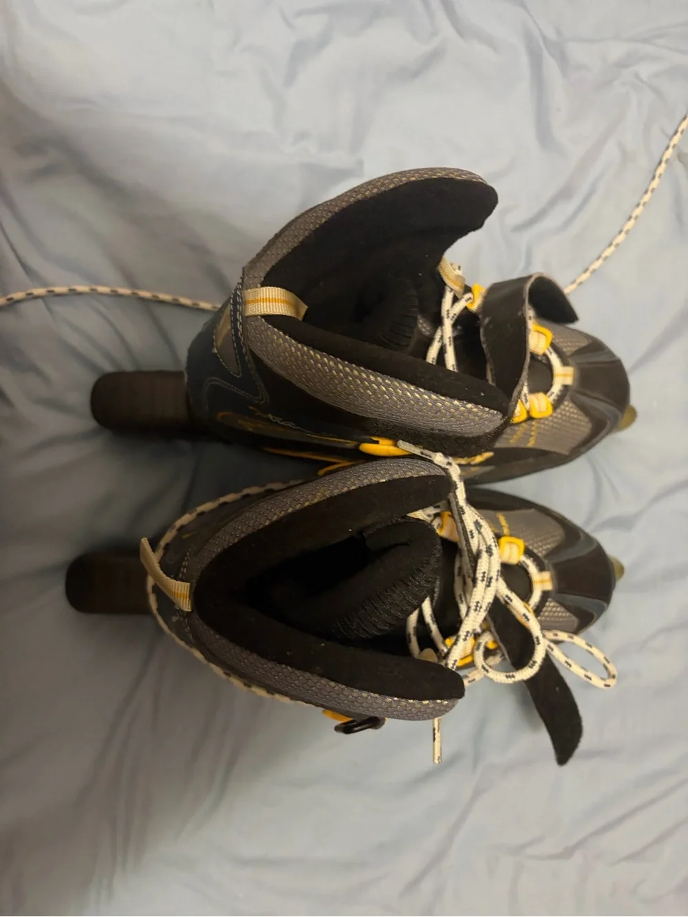 Bauer Black and Yellow Men’s Inline Roller Skates